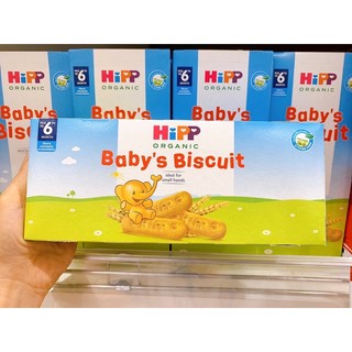 Bánh quy Hipp organic hộp 180g (4 túi) dành cho bé từ 6M
