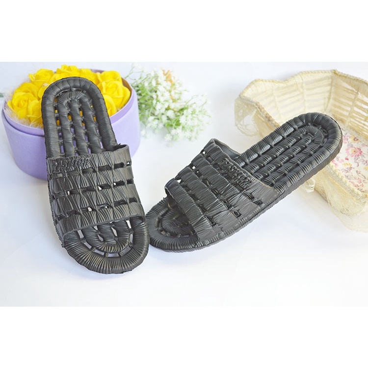Dép Đi Trong Nhà Đế Dày Chống Trượt Thời Trang Mùa Hè Cho Nam Và Nữ