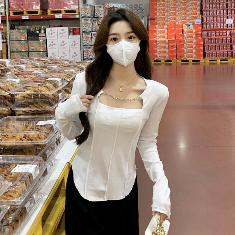 Áo Croptop Tay Dài Plus Size Quyến Rũ