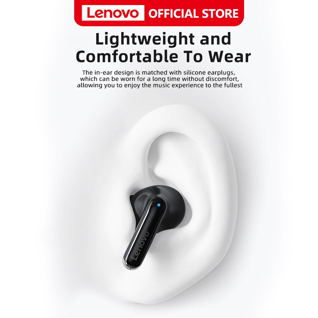 Tai Nghe Lenovo XT88 Bluetooth Không Dây Chống Thấm Nước Tích Hợp Micro Dùng Khi Chơi Thể Thao TWS Low Latency Handfree with HD Stereo Sound Earpieces Headphone Earbuds Microphone Audio Headset Gaming With Mic