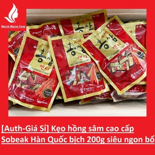 Combo 5 bịch Kẹo hồng sâm cao cấp sobeak 6 năm tuổi Hàn Quốc bịch