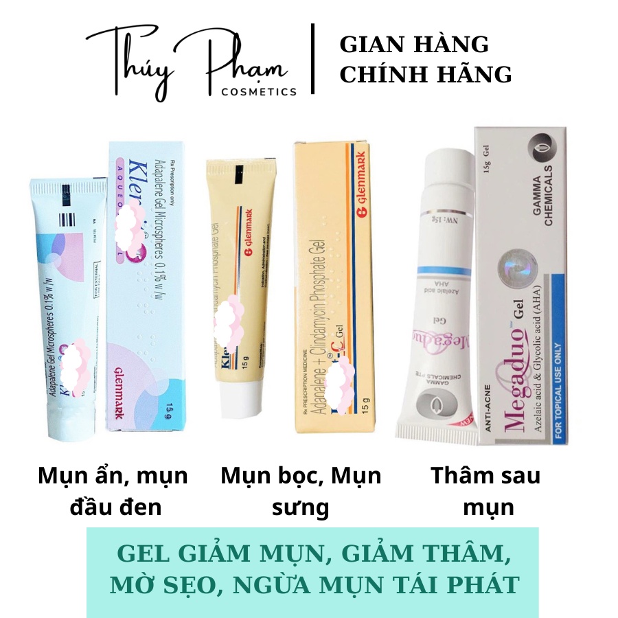 Gel giảm các vấn đề về Mụn Trứng Cá, Mụn Sưng To, Mụn Viêm Đỏ, Mụn Mủ, Mụn Ẩn