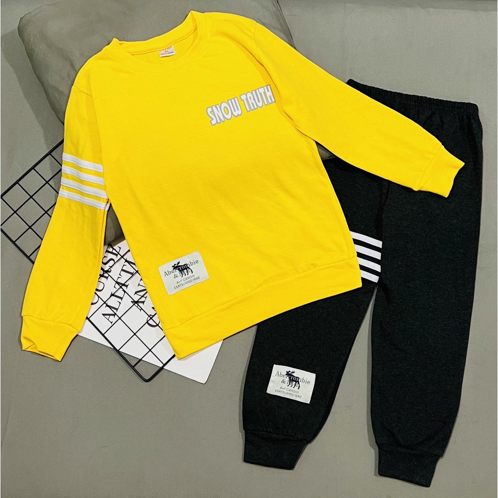 Bộ bé trai dài tay thun cotton cho bé trai size đại 18kg đến 38kg - Đồ bộ thu đông bé trai HCM