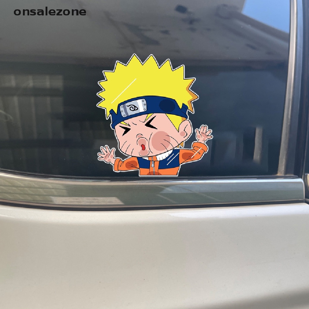 Đề Can Dán Trang Trí Xe Hơi / Laptop / Xe Máy Họa Tiết Hoạt Hình Naruto onsalezone