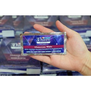 Combo 4 Gói Miếng dán trắng răng Crest 3D White (Professional Effects / Glamorous / Gentle Routine/ENAMEL SAFE )