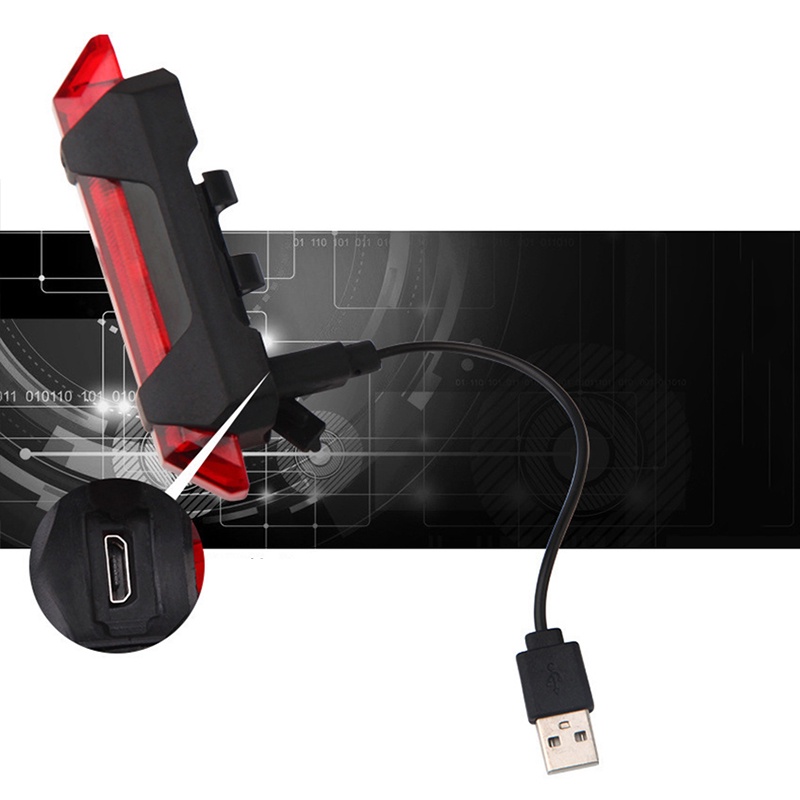 USB Có Thể Sạc Lại đèn nhấp nháy 7 màu sắc của ánh sáng đèn cảnh báo cho xe máy xe đạp/Xe Đạp MTB/bay không người lái chuyến bay đêm đèn Phụ kiện
