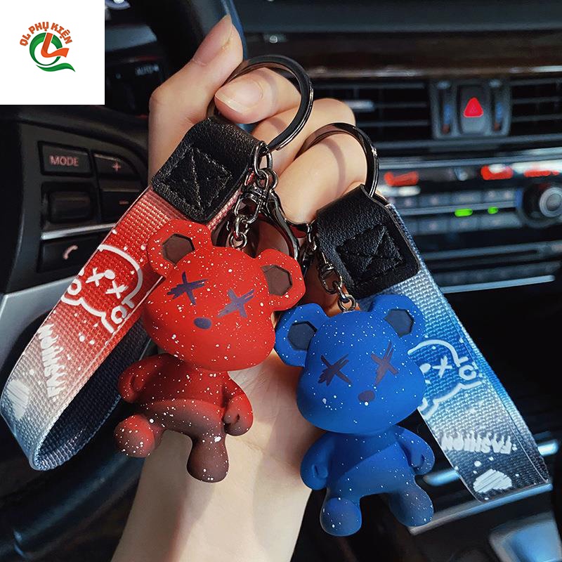 Móc Khóa Treo Chìa Khoá Balo, Điện Thoại Đẹp Cao Cấp Hình Kaws Cute phụ kiện Túi Xách dễ thương