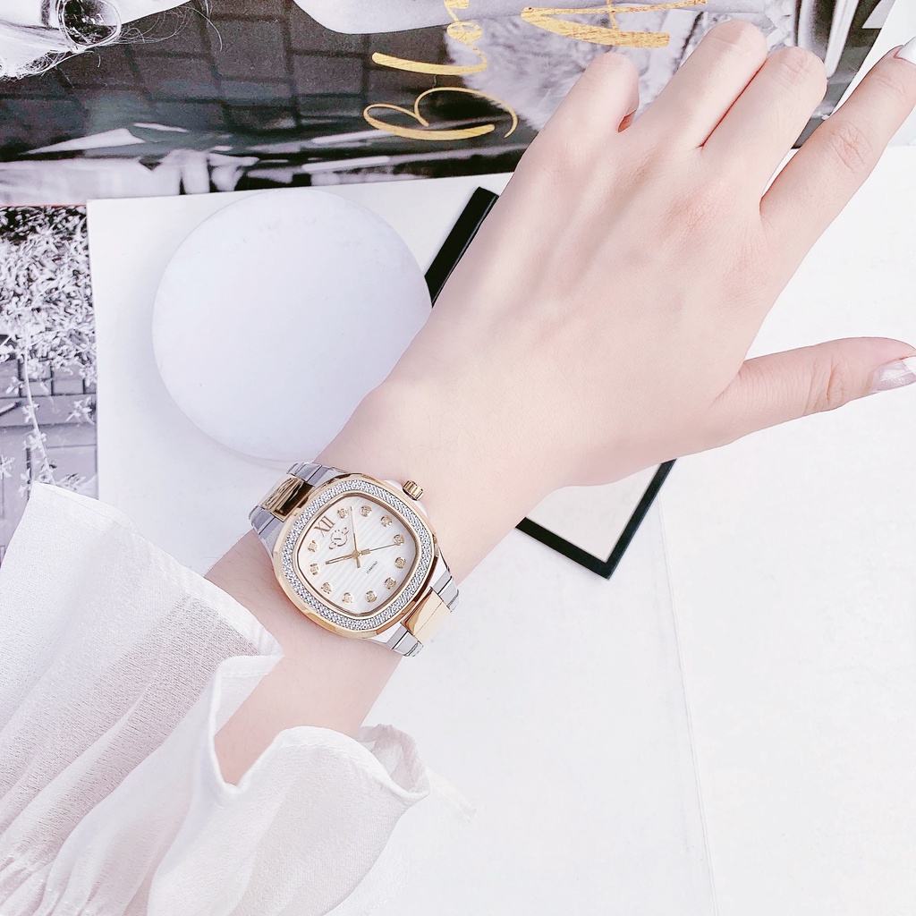 Đồng hồ nữ dây thép GV2 By Gevril Potente Diamond 18203