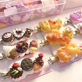 Kẹp tóc bọt biển handmade dễ thương