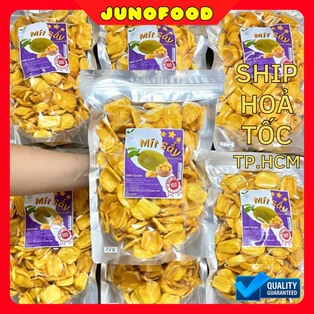 500gr Mít thái sấy giòn ( hàng xuất khẩu : giòn,ngọt,miếng nguyên cánh) - Ăn Vặt Giá Rẻ JUNOFOOD Sài Gòn - SP008686