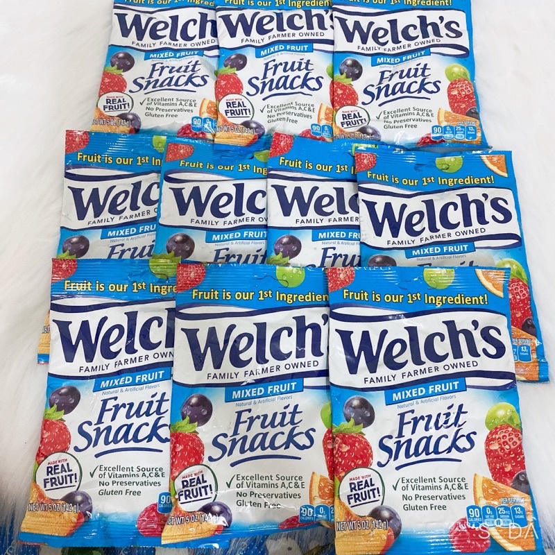 Kẹo dẻo Trái Cây hỗn hợp WELCH’S MIXED FRUIT SNACK 227gr