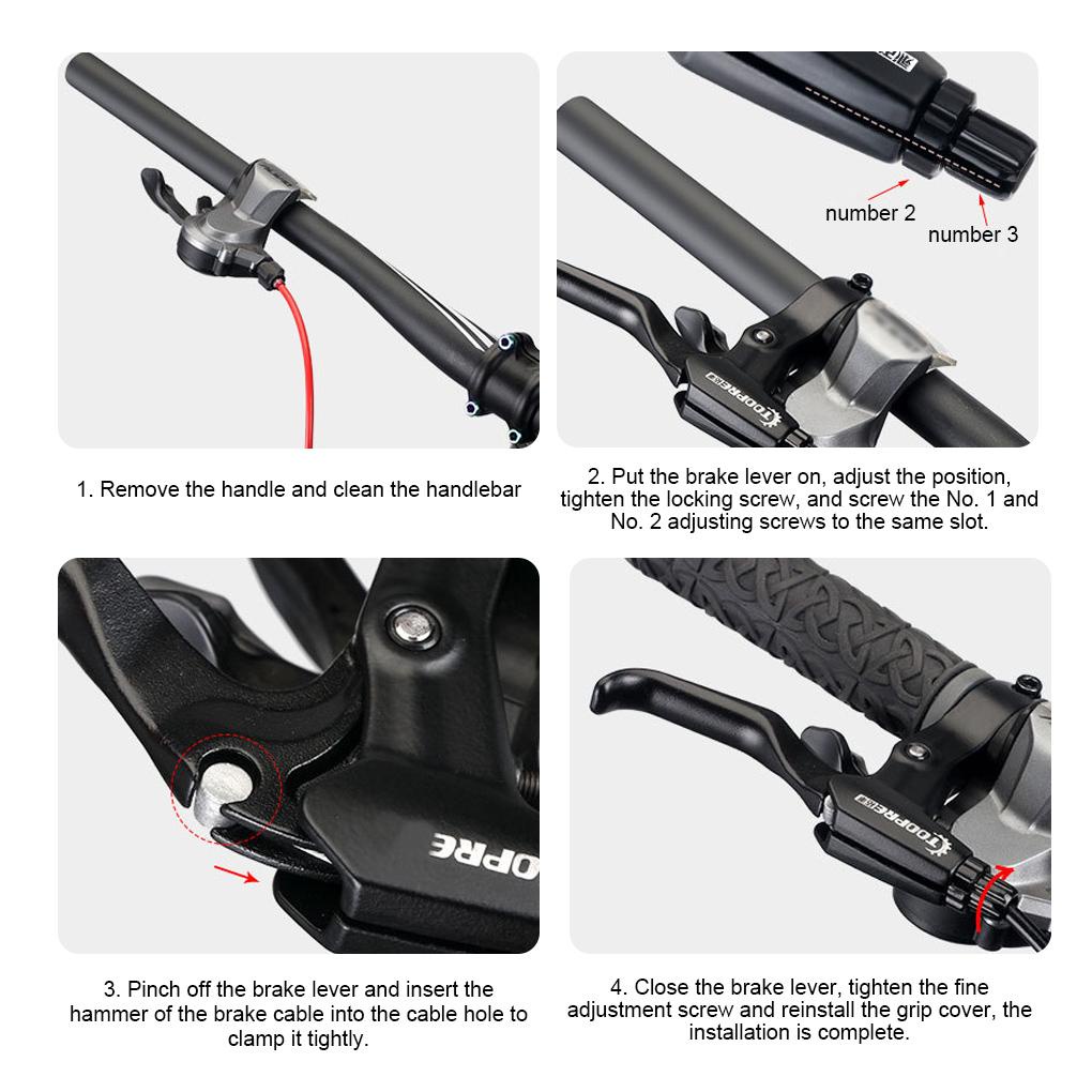 Set 2 Tay Phanh Xe Đạp Leo Núi Thay Thế Tiện Dụng