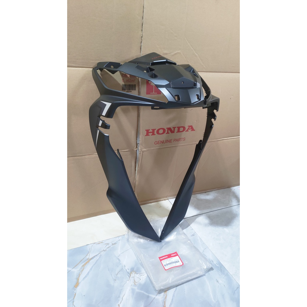 Bộ ốp trước - quây nạ trước HONDA WAVE RSX110 năm 2019 màu Đen nhám.  *TYPE8* *PB420* 64200K90VG0ZA