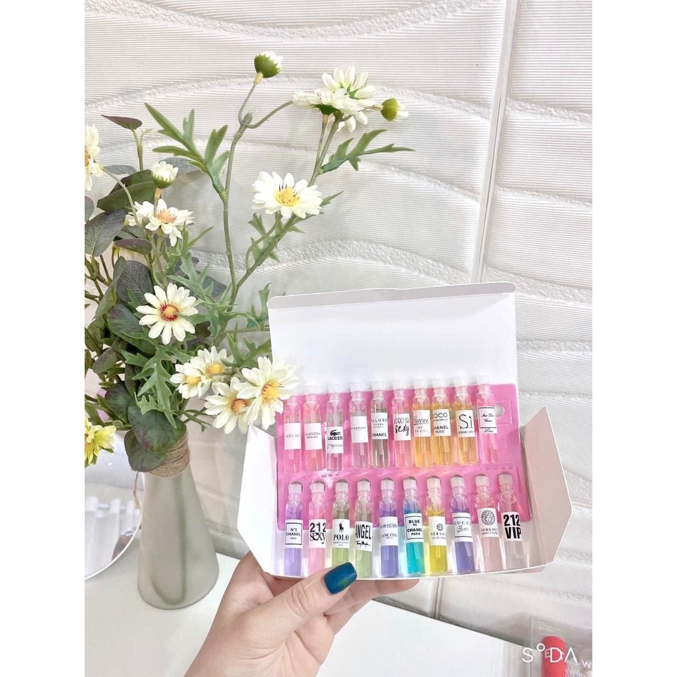 Sét 20 Chai Nước Hoa Mẫu Thử Cao Cấp – Nước Hoa – nước hoa mini - Mẫu Thử Nước Hoa - Mẫu Thử Nước Hoa Mini - Nước Hoa Nữ