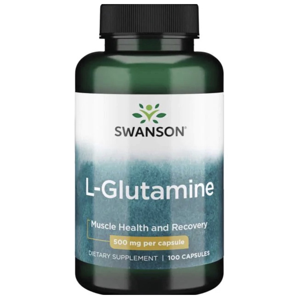 Viên uống Swanson L - Glutamine 500mg 100 viên giúp tăng cường sức khỏe