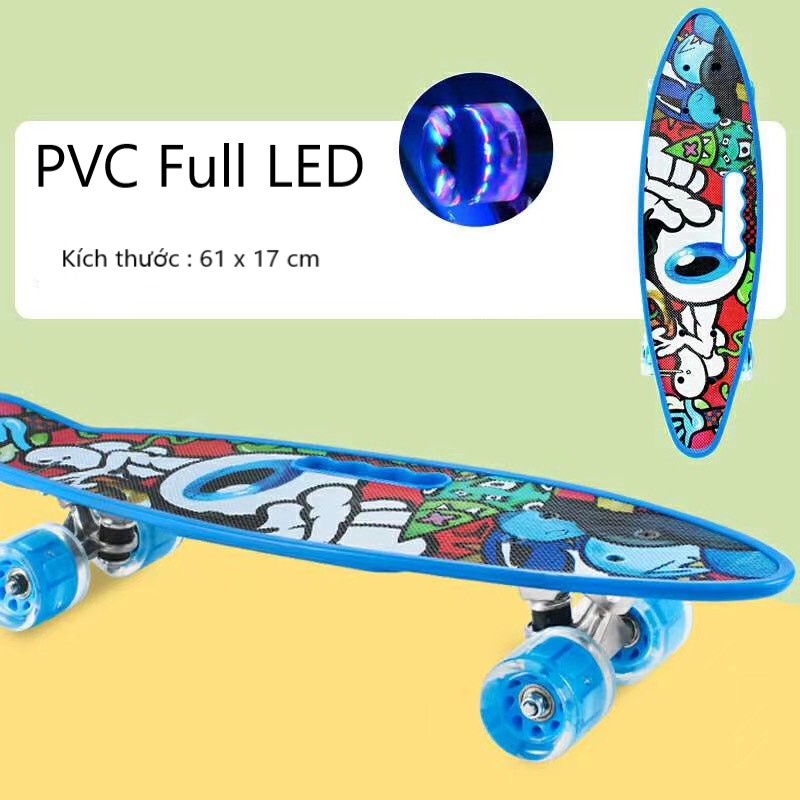 Ván trượt Skateboard cho bé cao cấp dành cho các bé trên 2 tuổi 3142M-2 – 10pcs