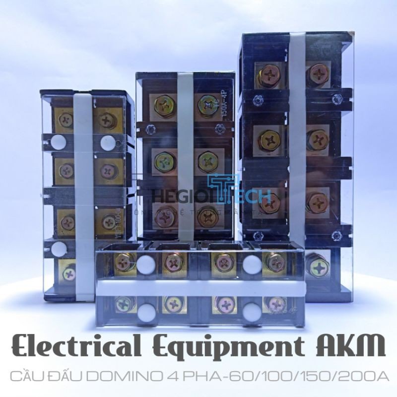 Cầu Đấu Điện Domino 3 Pha 4 Cực 60A