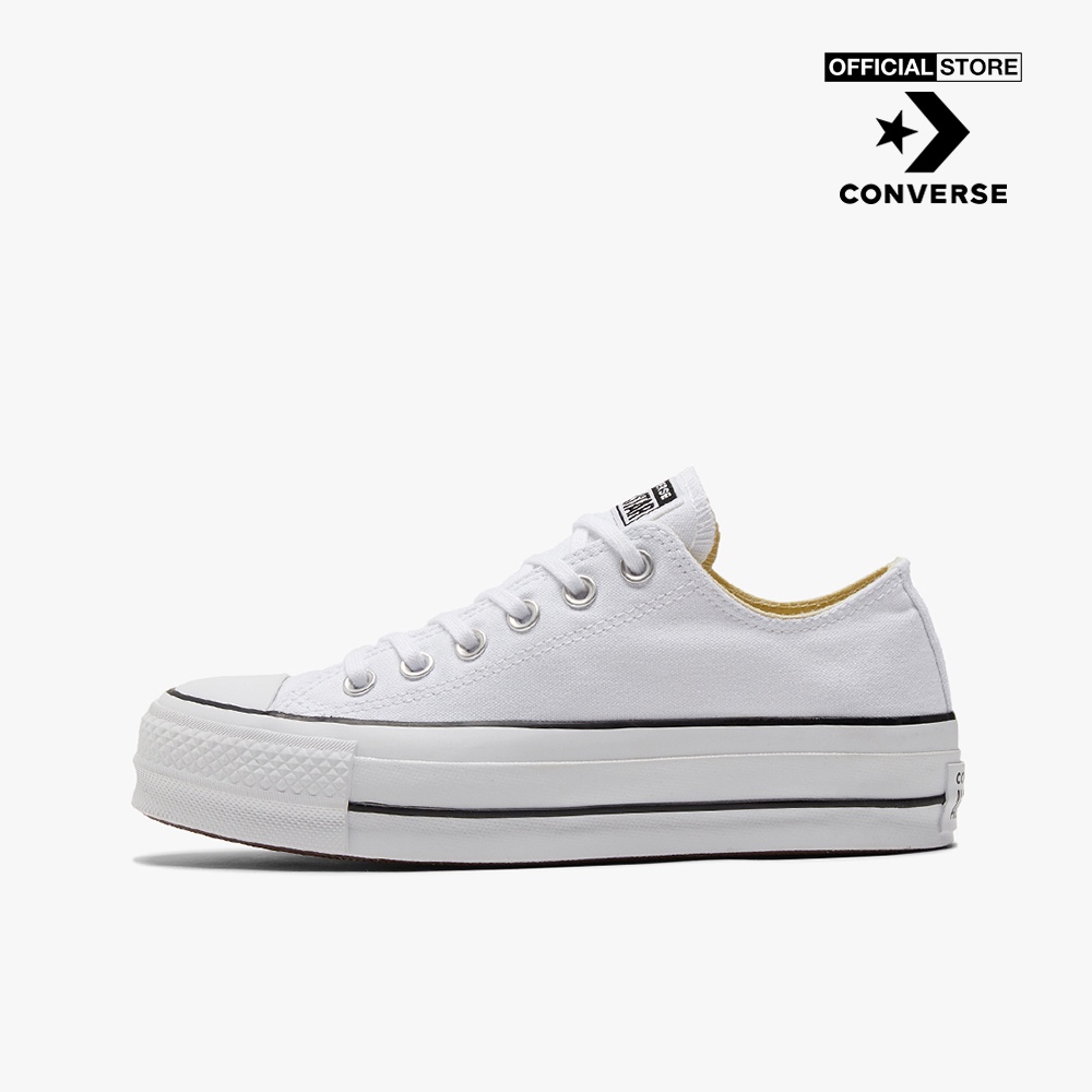 CONVERSE - Giày sneakers nữ cổ thấp Chuck Taylor All Star Lift 560251C-0000_WHITE