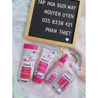 Bộ dầu gội, sữa tắm, xịt dưỡng tóc và son môi cho bé Balea Ocean Princess