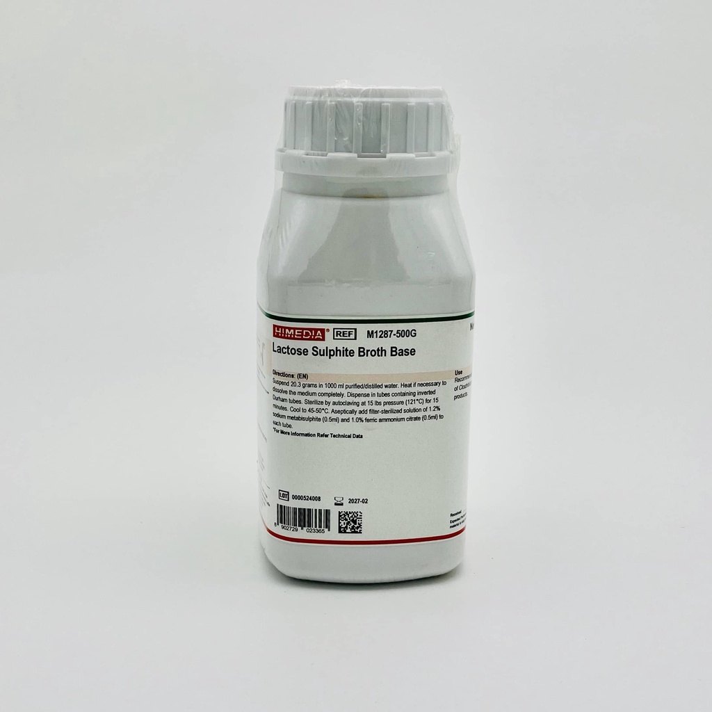 Môi trường Lactose Sulphite Broth Base (Chai 500G, Himedia)