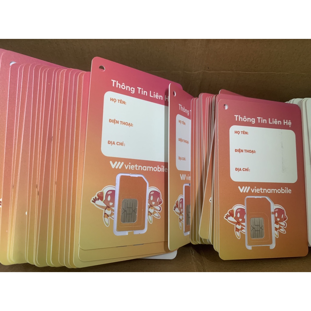 Sim Dán Vnmb 0đ Tạo Tài Khoản - KHÔNG DATA 4G