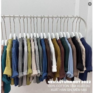 Áo giữ nhiệt cổ 3 phân tăm trơn - hàn