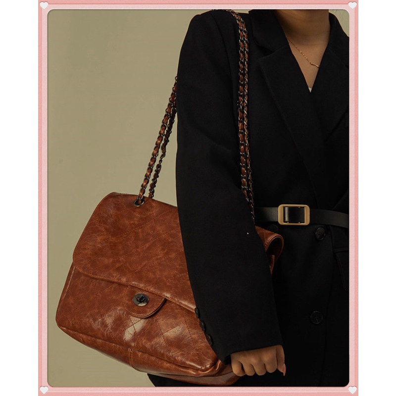 M97-Túi Xách Đeo Vai Sức Chứa Lớn Phong Cách Retro Mới Cho Nữ