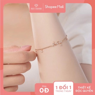 Lắc tay vàng 14k lptb312 huy thanh jewelry