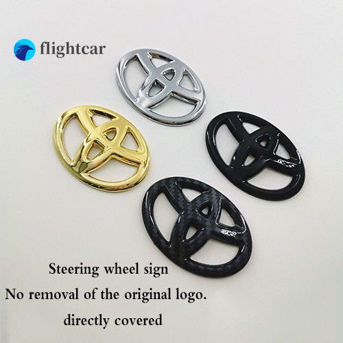 Logo Trang Trí Vô Lăng Xe Hơi Toyota Altis Thế Hệ 11 12 Yaris Rav4 Camry Wish VIOS