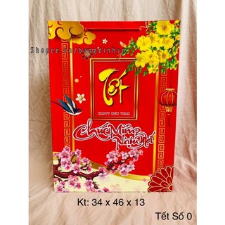 10 Túi quà tết ( túi số 0 ) túi giấy đựng quà 🎁 Túi Chúc Mừng Năm Mới