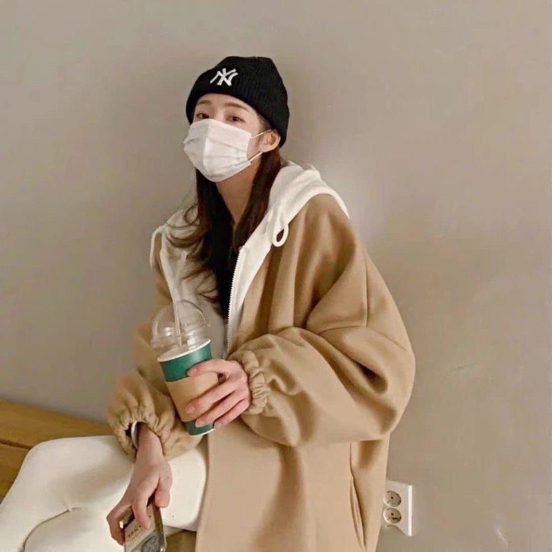 Mũ len logo MLB thêu nổi thời trang loại 1