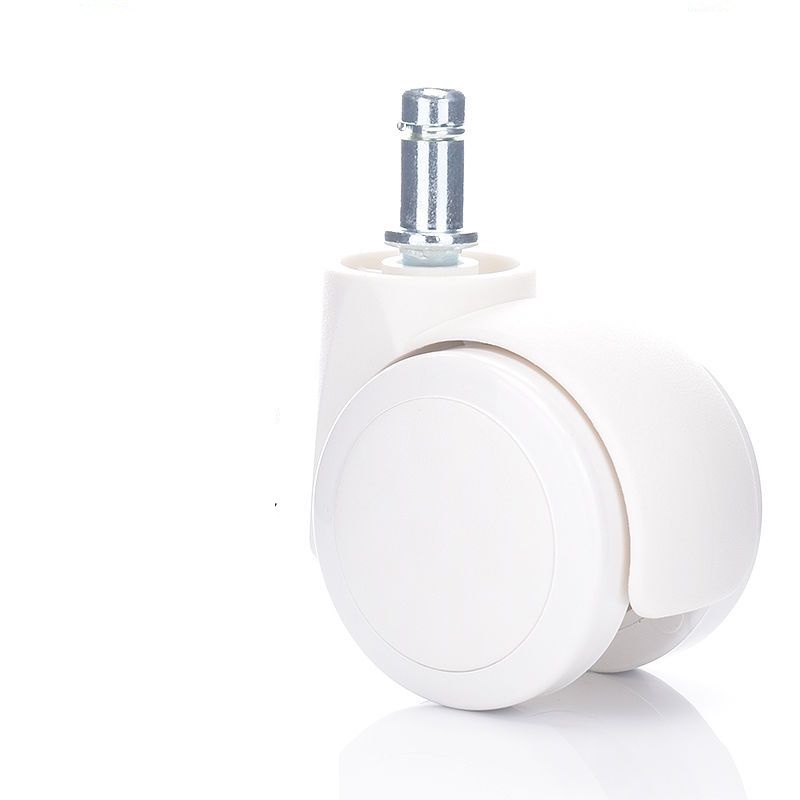 Bánh Xe Màu Trắng 2 Inch Bằng Polyurethane Chuyên Dụng Cho Ghế Xoay Ikea