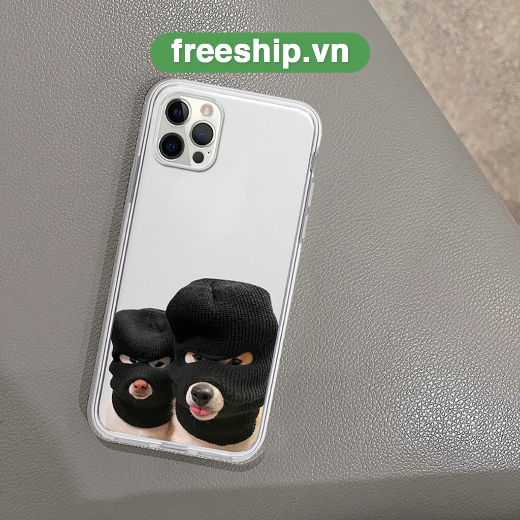 Ốp lưng điện thoại iphone cặp chó du côn cạnh vuông cho 6/6splus/7/7plus/8/8plus/x/xr/xs/11/12/13/14/pro/max/plus/