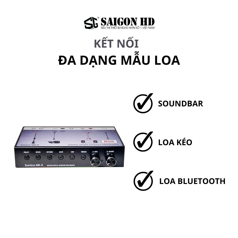 Mixer cao cấp SUMICO MK2 - Hàng chính hãng, giá tốt, bảo hành 12 tháng