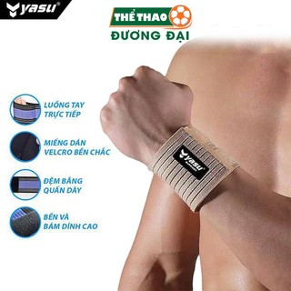 Băng cổ tay yasu 1536 bảo vệ cổ tay hỗ trợ tập luyện thể thao tập gym cầu lông tenis