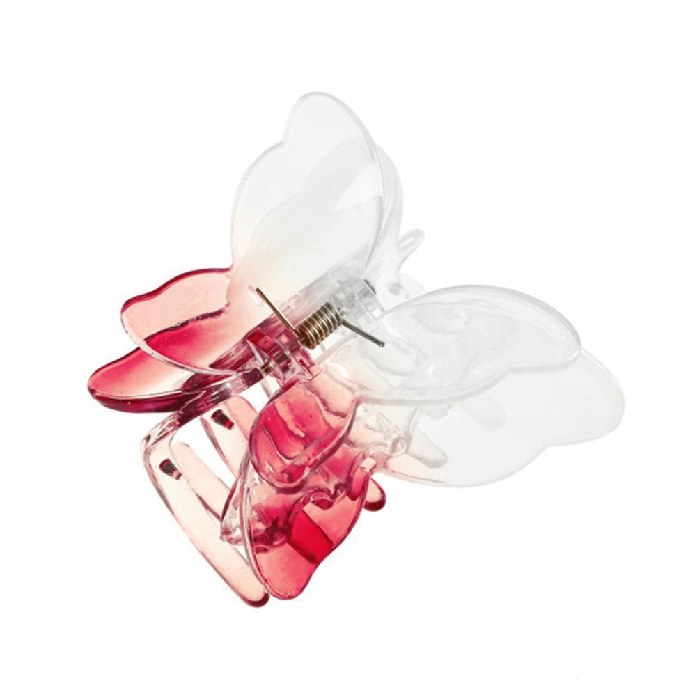 Kẹp Tóc Kim Loại Hình Bướm Màu Vàng Sang Trọng U9L3