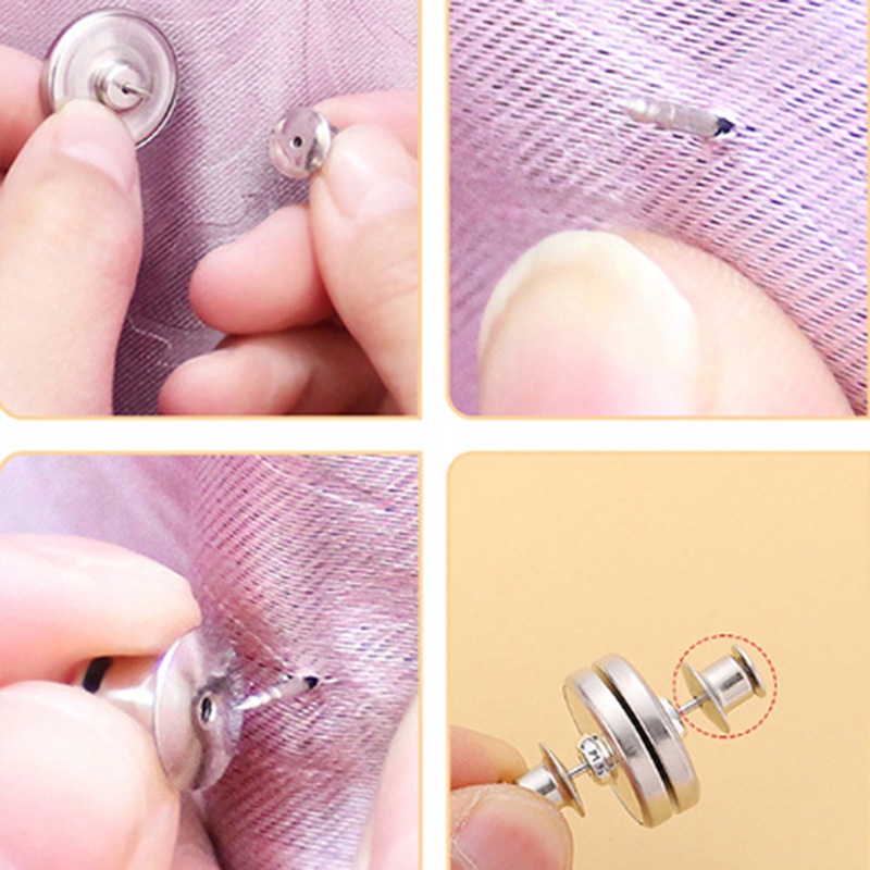 Nút Nam Châm Đóng Rèm Cửa / Túi Xách Diy Tiện Dụng