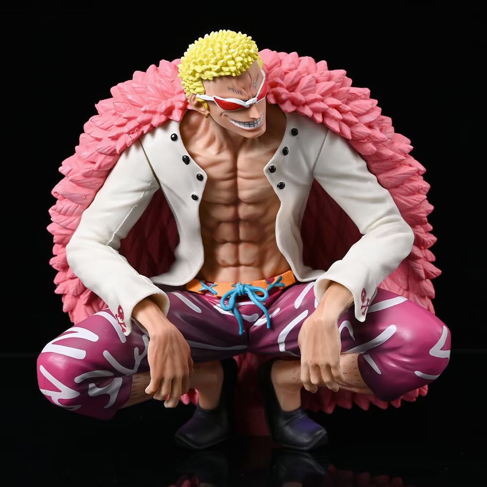 ✨Insgk Mô Hình Điêu Khắc Hai Đầu Qiwuhai Doflamingo Don Quixote Trong One Piece