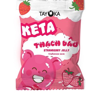 Thạch Keta Dâu Gói 100gram