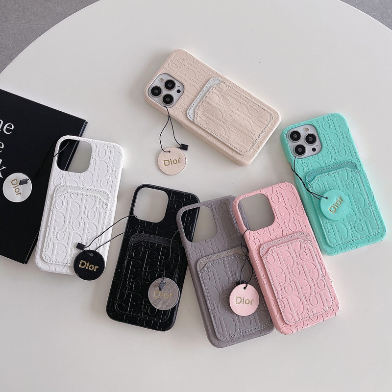 Sang Trọng Ốp Điện Thoại Bằng Da Có Ngăn Đựng Thẻ Cho iphone 12 13 14 15 pro max 15 pro 14 pro max