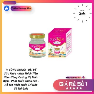 Nước yến sào cao cấp supenest vitakids 22% yến thiên nhiên hủ 70ml