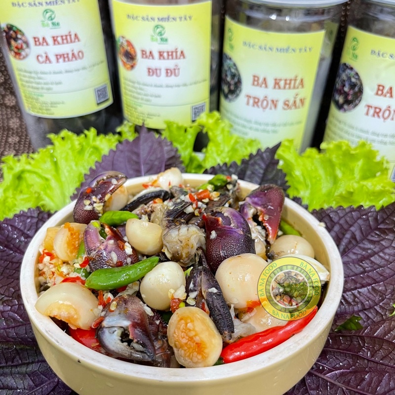 Ba Khía Trộn Sẵn To Chắc Thịt Thơm Ngon Ăn Đậm Vị Quê Nhà Ăn Là Ghiền - Bà Na Food