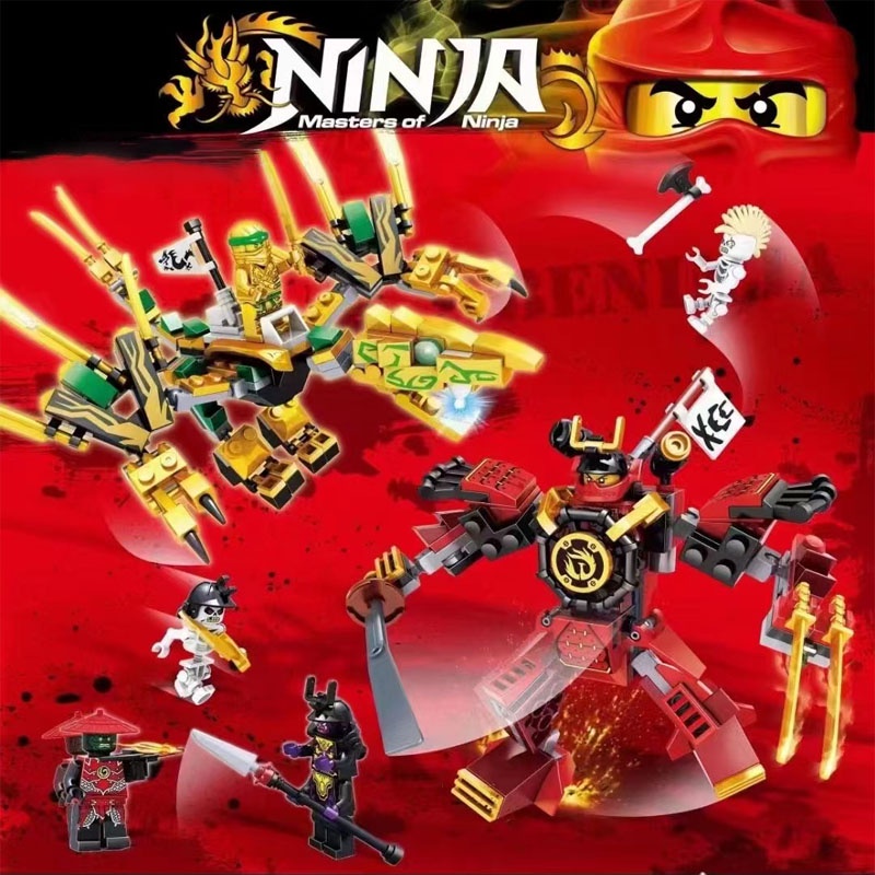 Đồ Chơi Lắp Ráp Rô Bốt Ninja X Samurai Độc Đáo