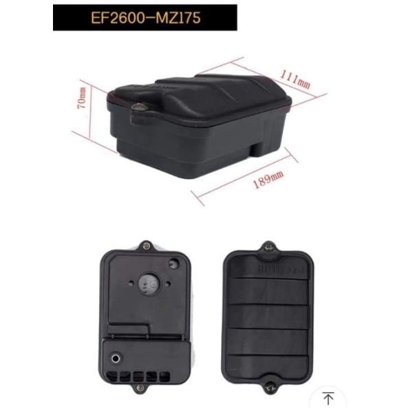 Bộ lọc gió, bô e bô hút máy Yamaha 2300 2600 2_3kw