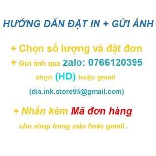 In ảnh RẺ VÔ ĐỊCH (3x4 láng / bóng) COMBO 10 hình