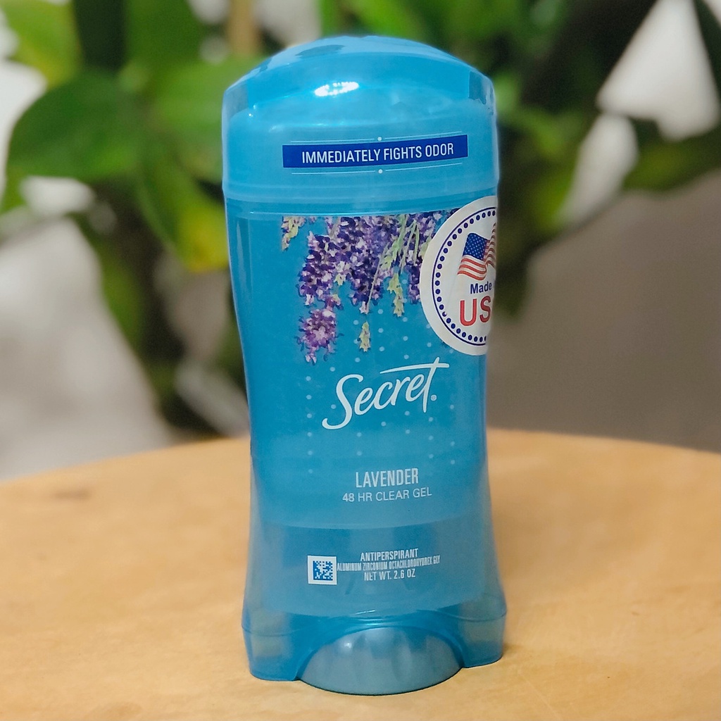 Gel khử mùi SECRET Mỹ giảm tiết mồ hôi  khô thoáng cho nữ