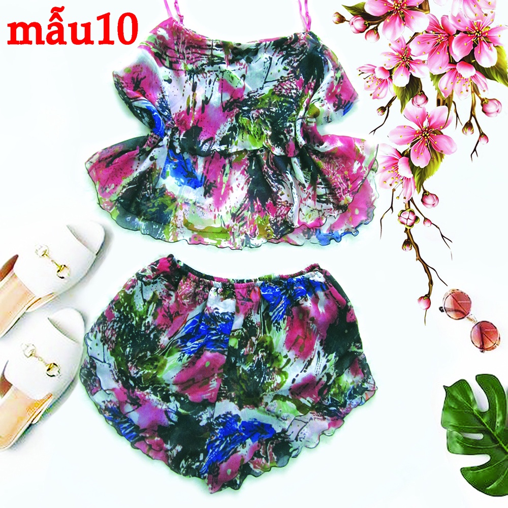 Đồ Bộ Voan 2 Tầng Big Size