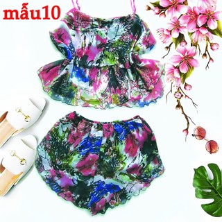 Đồ Bộ Voan 2 Tầng Big Size