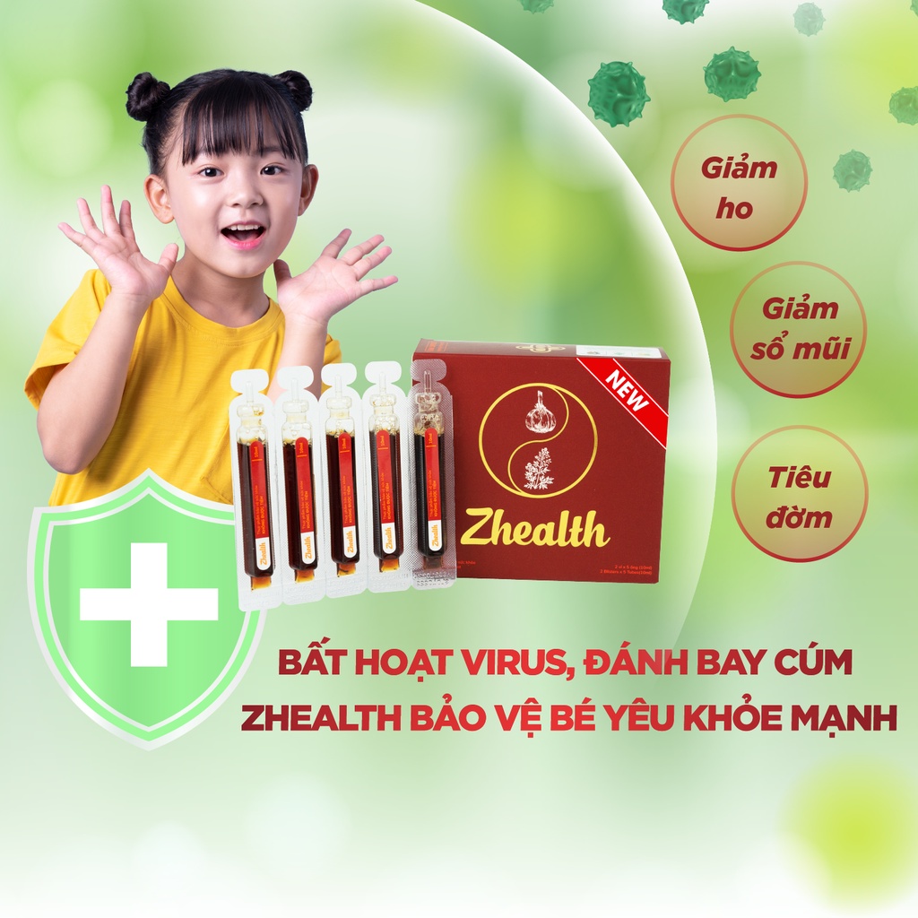 ZHE-Tăng Đề Kháng Zhealth Zlove- Chứa Xuyên Tâm Liên- Siro Ho Bổ Sung Dưỡng Chất, Hết Ho Đờm, Viêm Họng