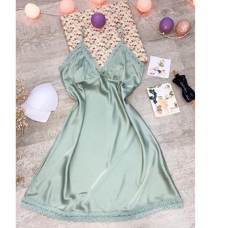 -sx638 váy ngủ lụa satin - đầm ngủ cao cấp -camluu99